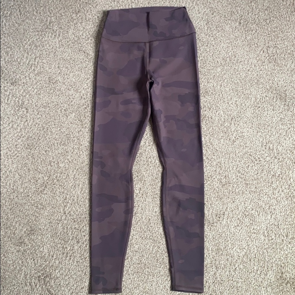 Alo High-waist Camo Vapor legging, Coco Camouflage